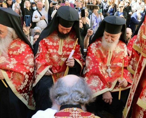 Ceremony of the Washing of the Feet, Holy Thursday, Jerusalem